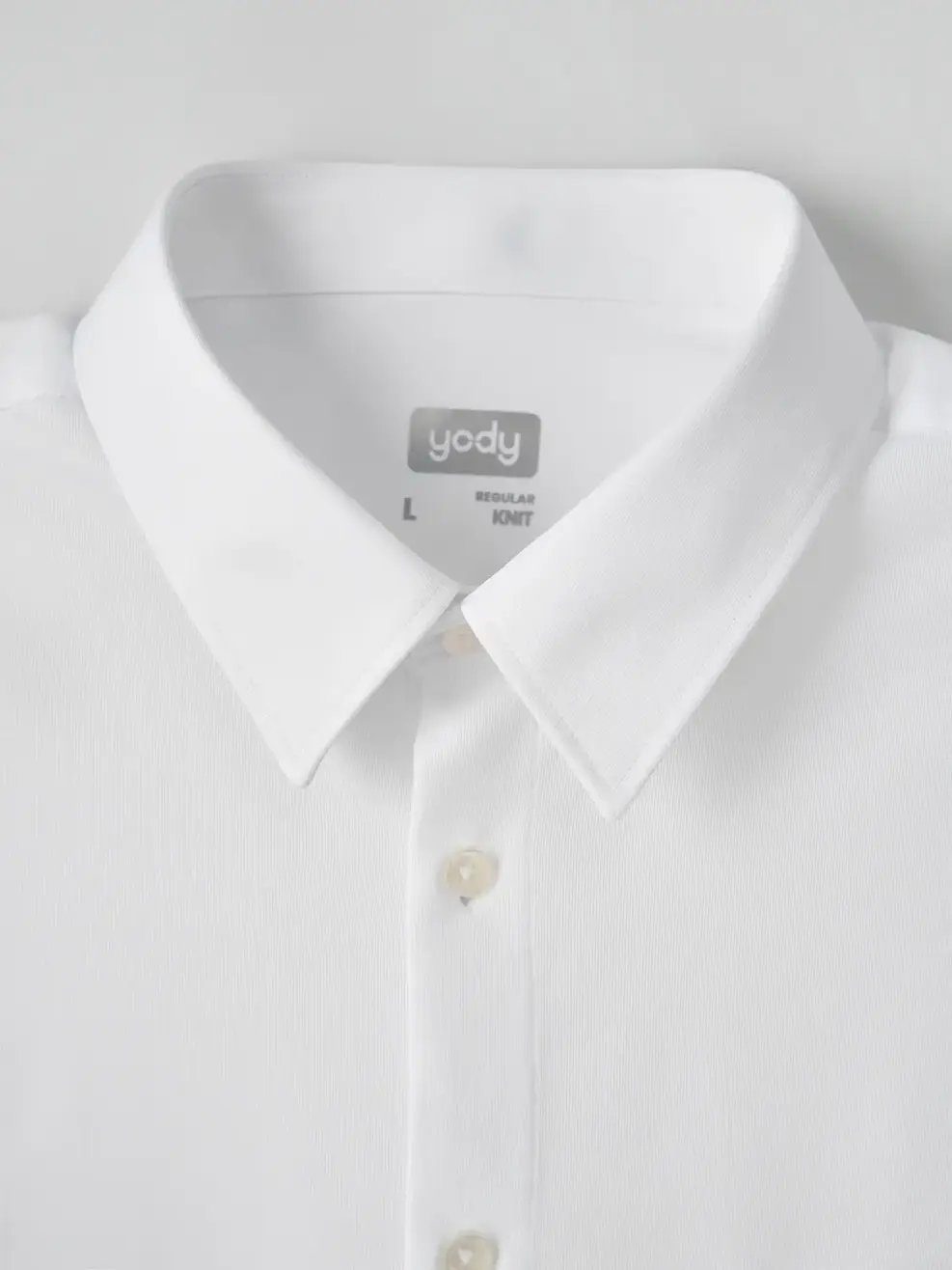Áo Sơ-mi Nam Dài Tay Knit Túi Ngực -  Trắng 062 - M