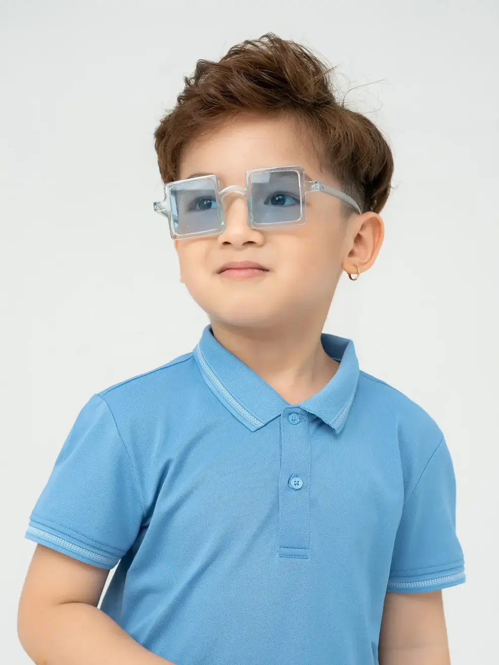 Áo Polo Trẻ Em Cool Max(KID3096) - Xanh Biển - 6