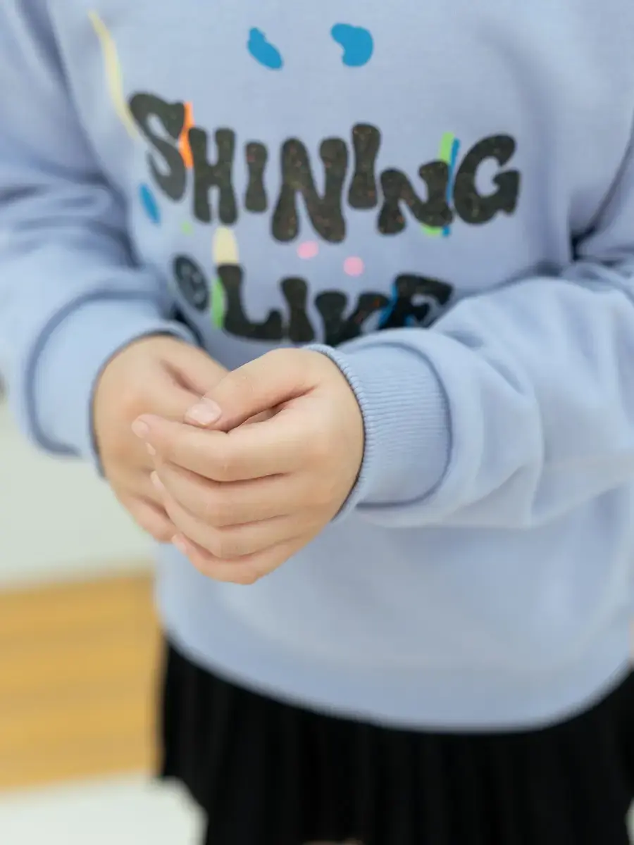 Áo nỉ kid Like star - Tím - 2