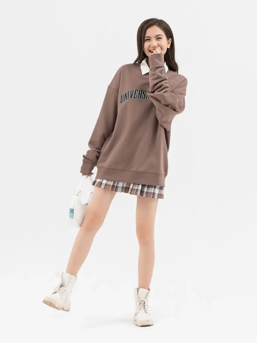 Áo Yoguu Dài Tay Universal Sport - Nâu - 1