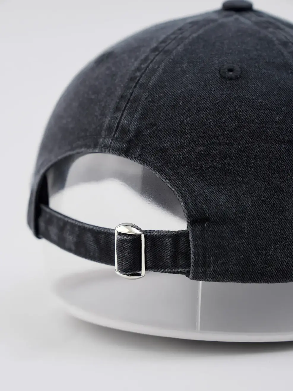 Mũ Lưỡi Trai Unisex Wash Thêu Logo - Đen - F