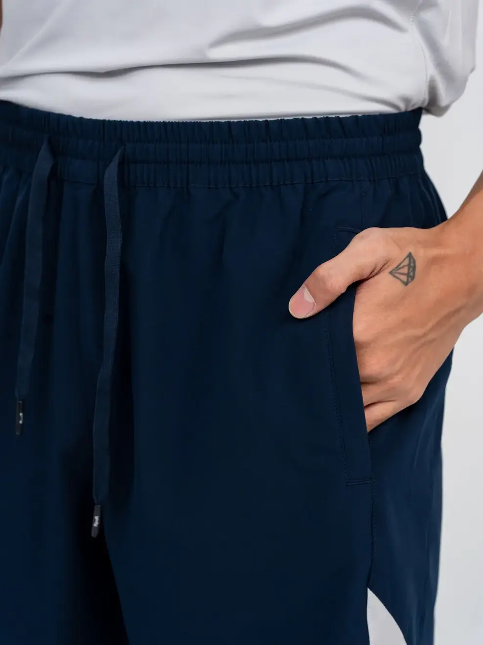 Quần Short Thể Thao Nam Phối Sườn - Tím Than 1 - 29