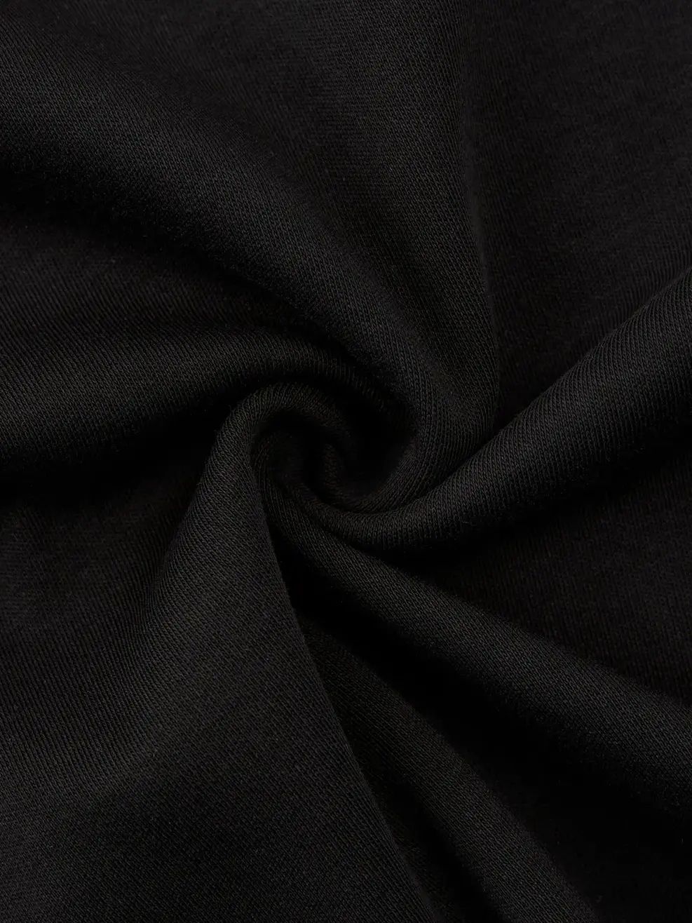 Áo Phông Dáng Croptop In Ngực Áo - Đen 001 - S