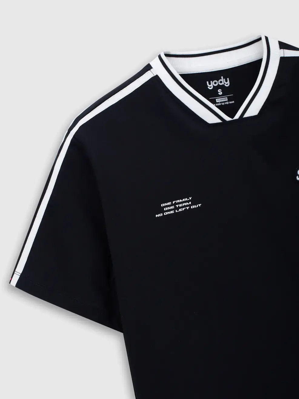 Áo Phông Cổ Tim Dream Team - ĐEN 002 - S