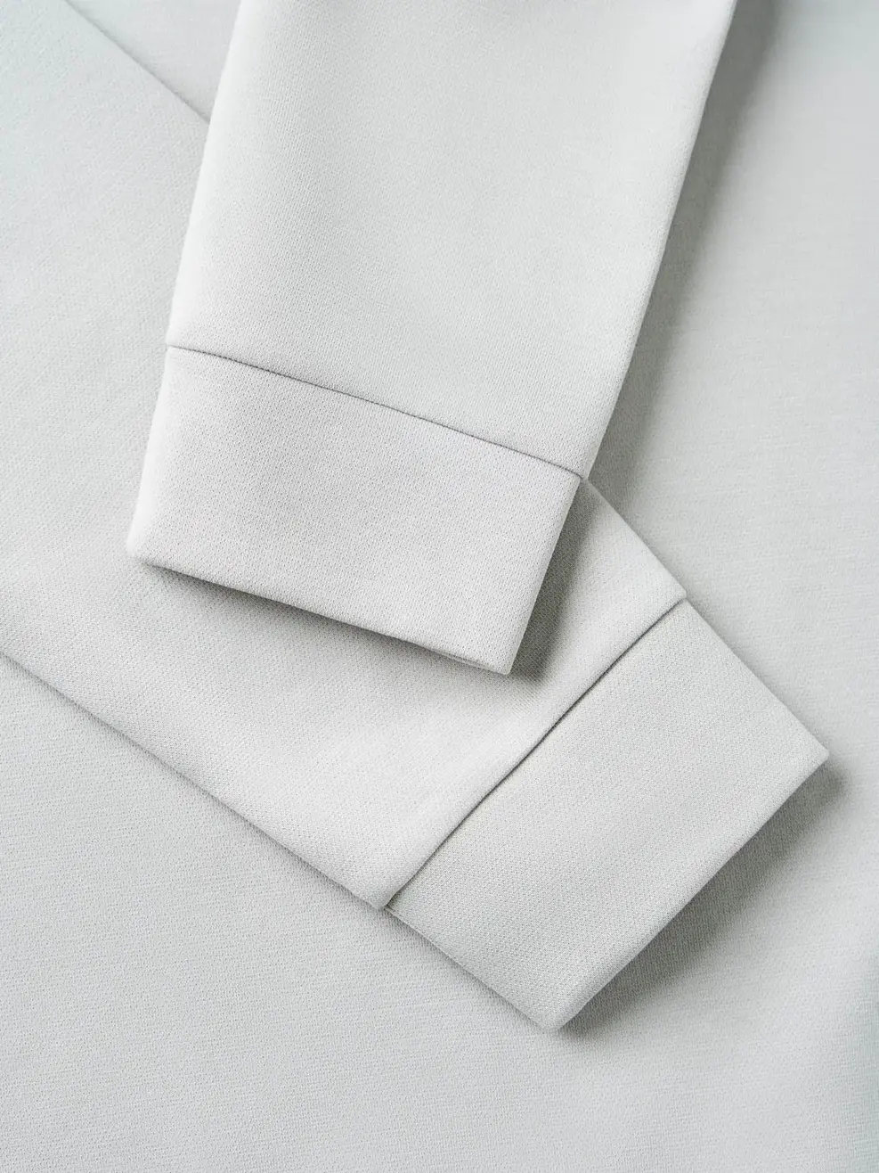 Bộ Đồ Nỉ Thể Thao Cổ Tròn Dây Dệt - Xám 008 - M