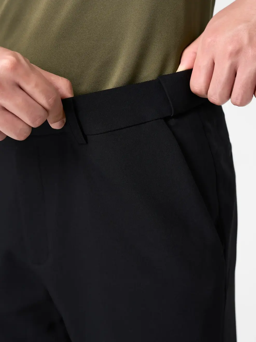 Quần Dài Âu Nam Cạp Di Động Ngang Mắt Cá - Đen 035 - 29