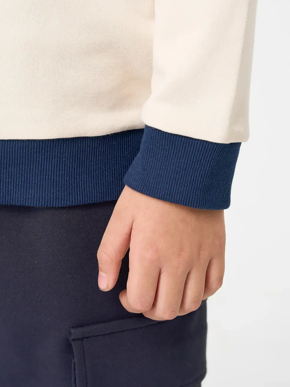 Áo Nỉ Cổ Tròn Funny Time - Tím Than 006 - 104