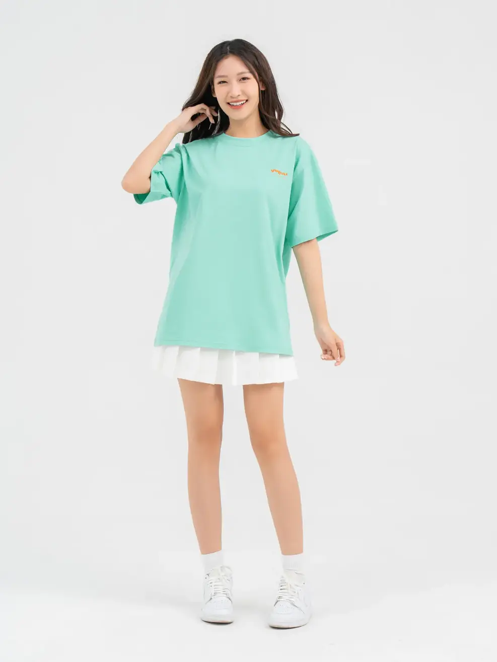 T-shirt Yoguu Basic  - Xanh ngọc - 1