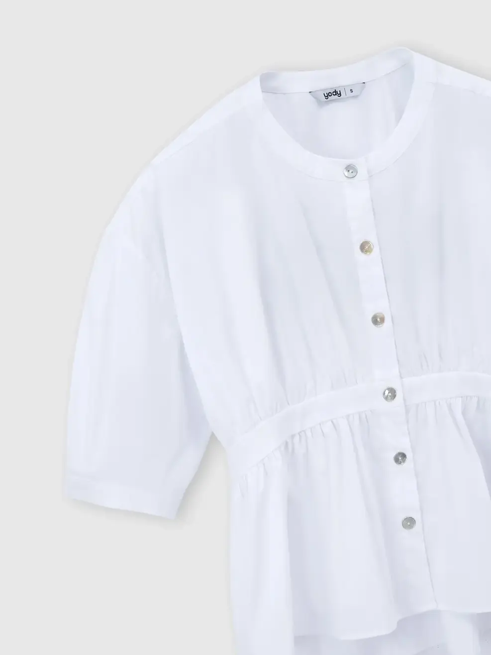 Áo Sơ-mi Ngắn Tay loosefit cocoon  collection - Trắng 001 - S