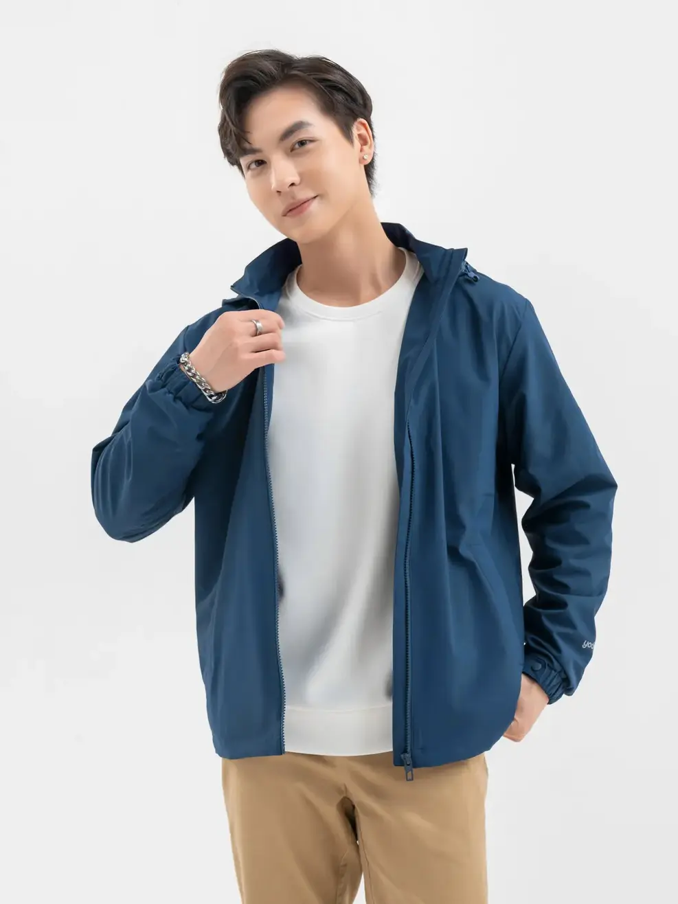 Áo Khoác Nam Gia Đình 3c Pro - Xanh than - M