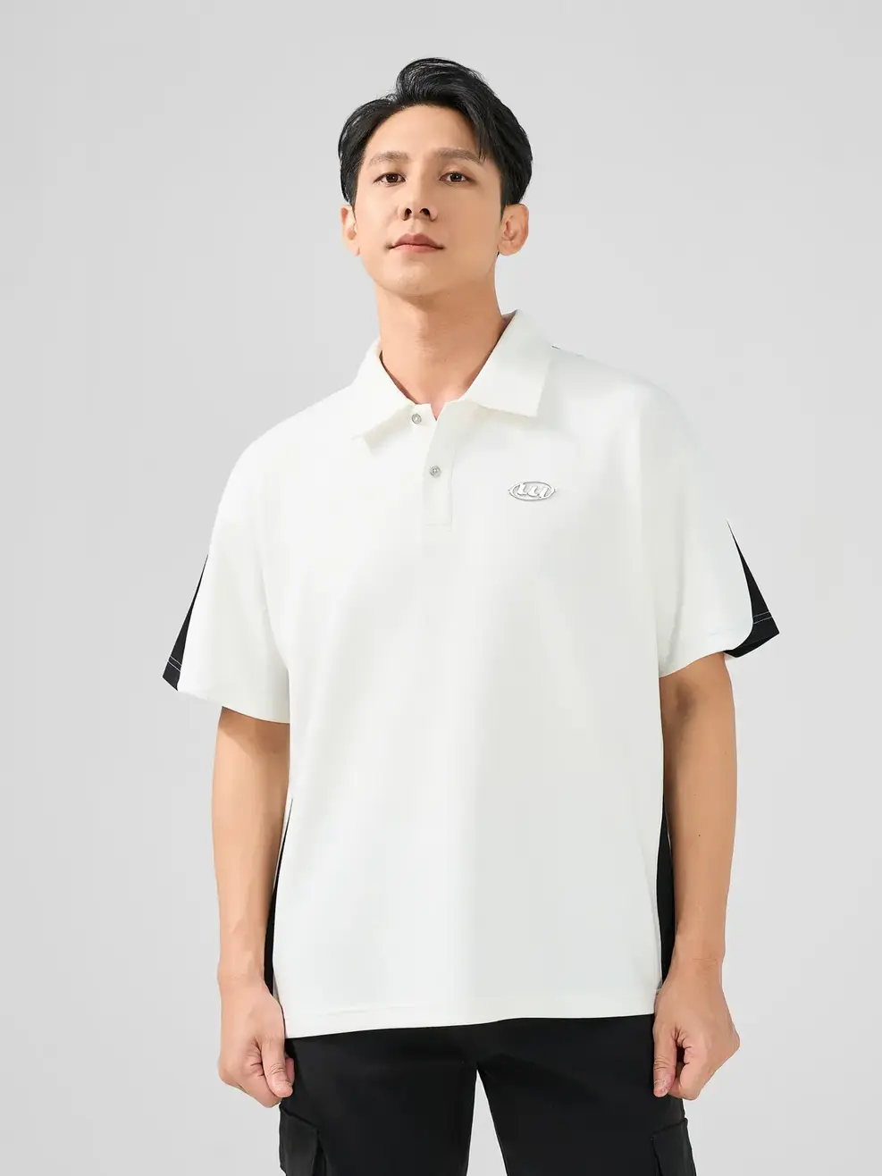 Polo Phối - Trắng - 2