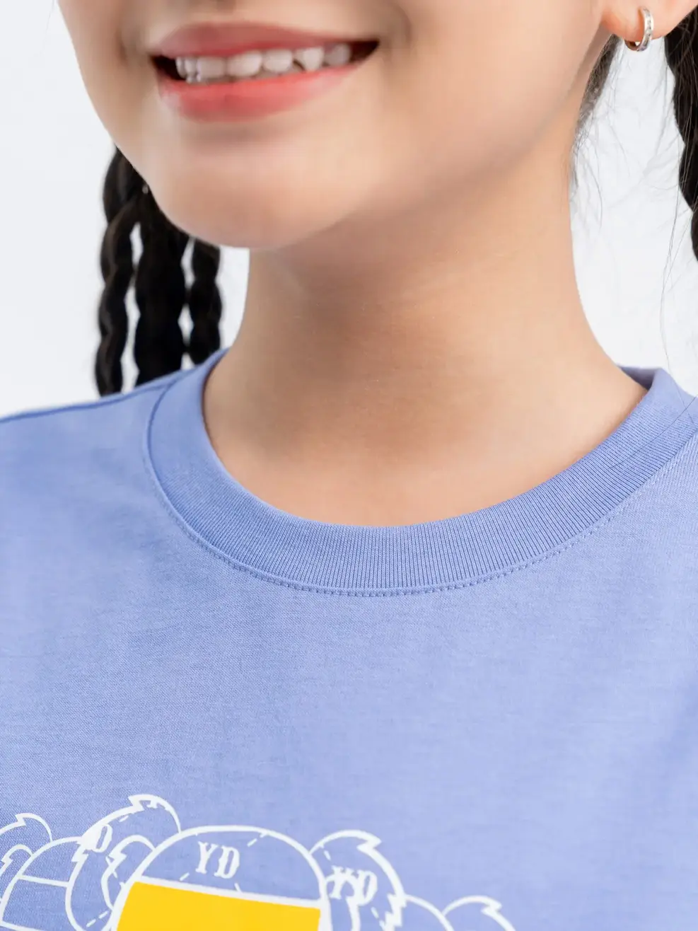 Đồ Bộ Kid Lớn In Tràn Yd - Tím nhạt - 10