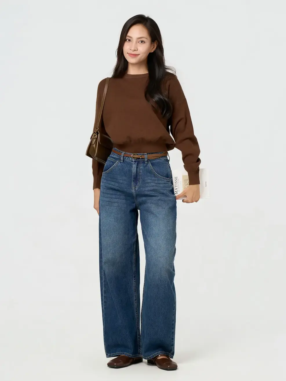 Áo Len Nữ Tay Raglan - Nâu 267 - S