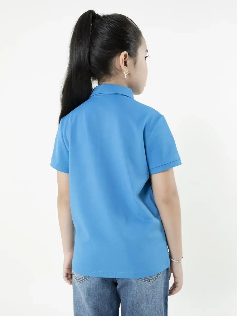 Áo polo trẻ em gia đình - Xanh 2 - 2