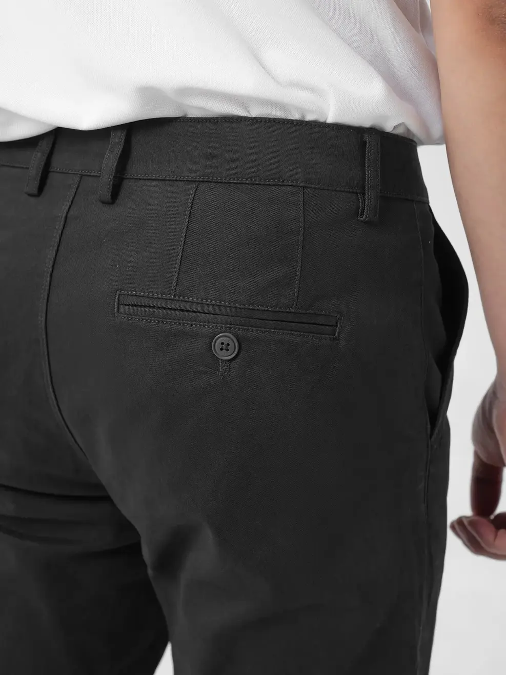 Quần Kaki Nam Slimfit - Đen - 33