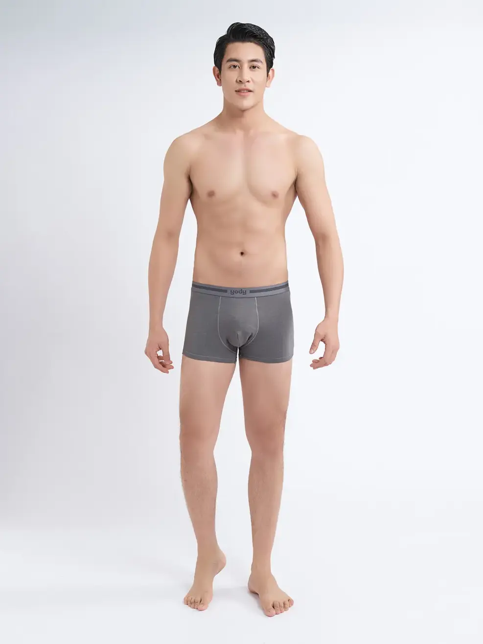 Sịp nam Yody boxer - Xám nhạt - XL