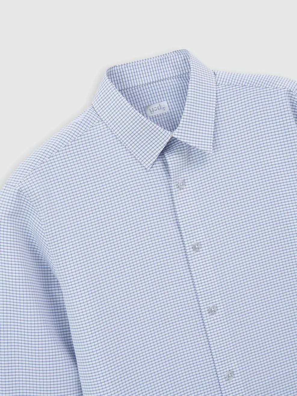 Áo Sơ-mi Nam Dài Tay Nano Kẻ Caro Phom Regular - Kẻ Xám 172 - M