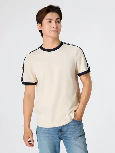 Áo Phông Nam Can Phối Vai