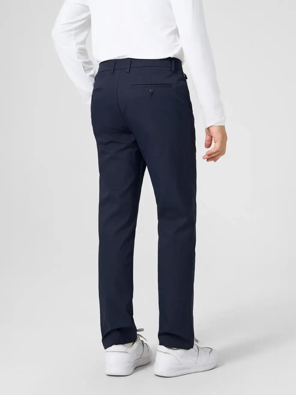 Quần Kaki Nam Phối Túi Sườn - Tím than - 29