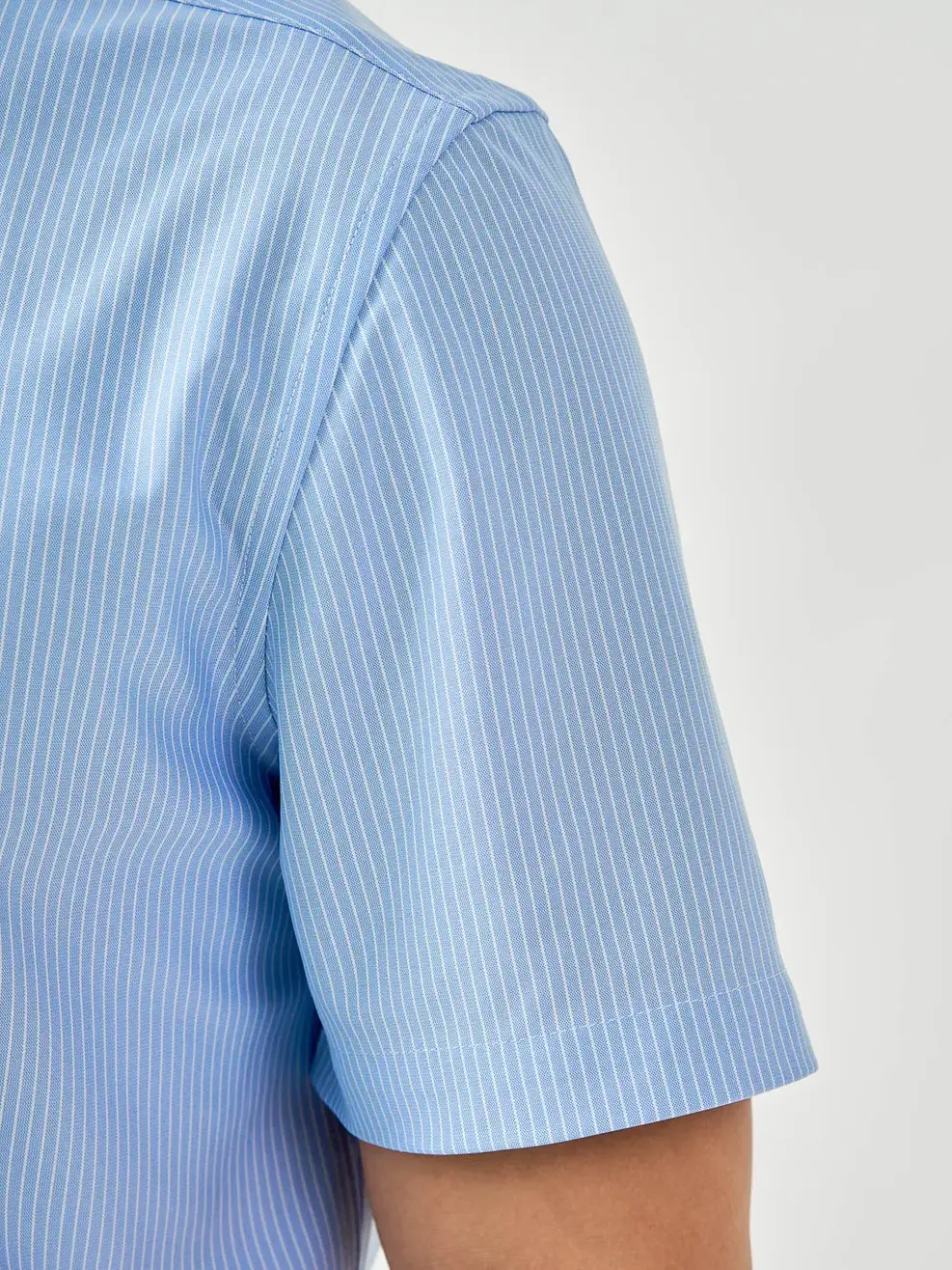 Sơ Mi Cộc Tay Cao Cấp Yo.smart - Kẻ Xanh - M