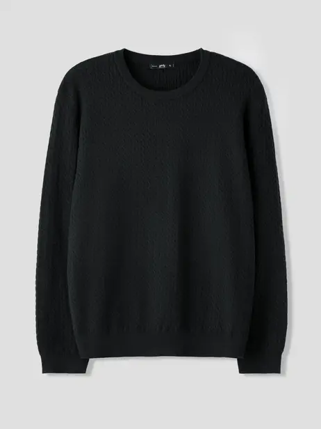 Áo Len Regular Cổ Tròn Vặn Thừng (ALM7007)