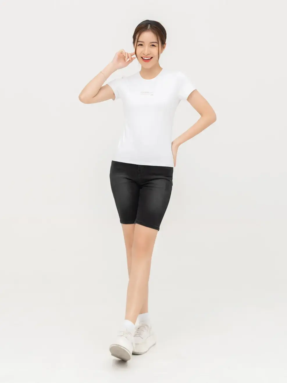 T-shirt Nữ Yody Sport - Trắng - S