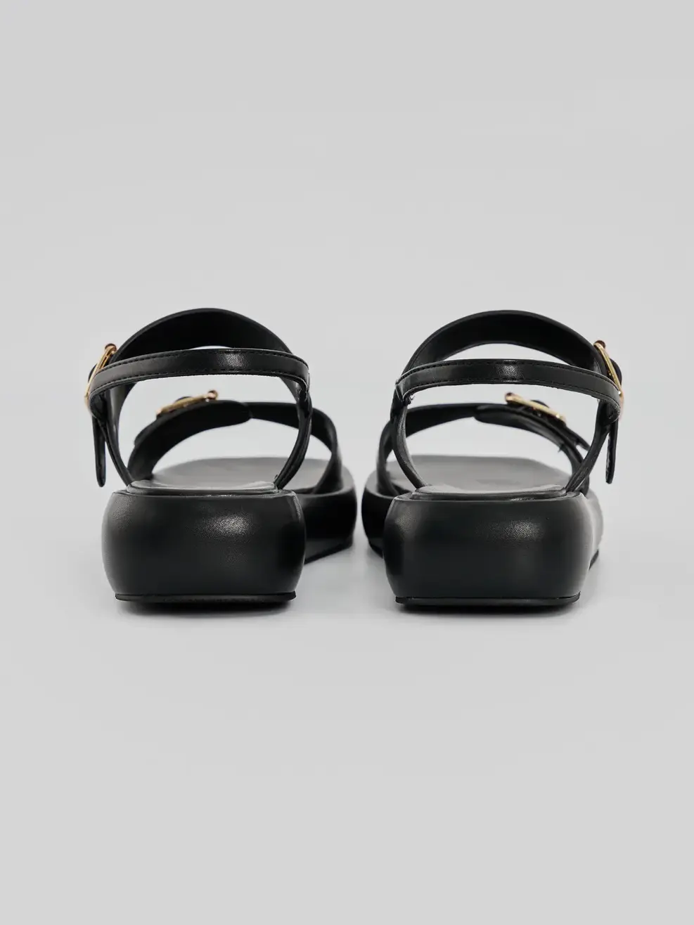 Giày Dép Sandal Nữ Quai Ngang - ĐEN 002 - 35