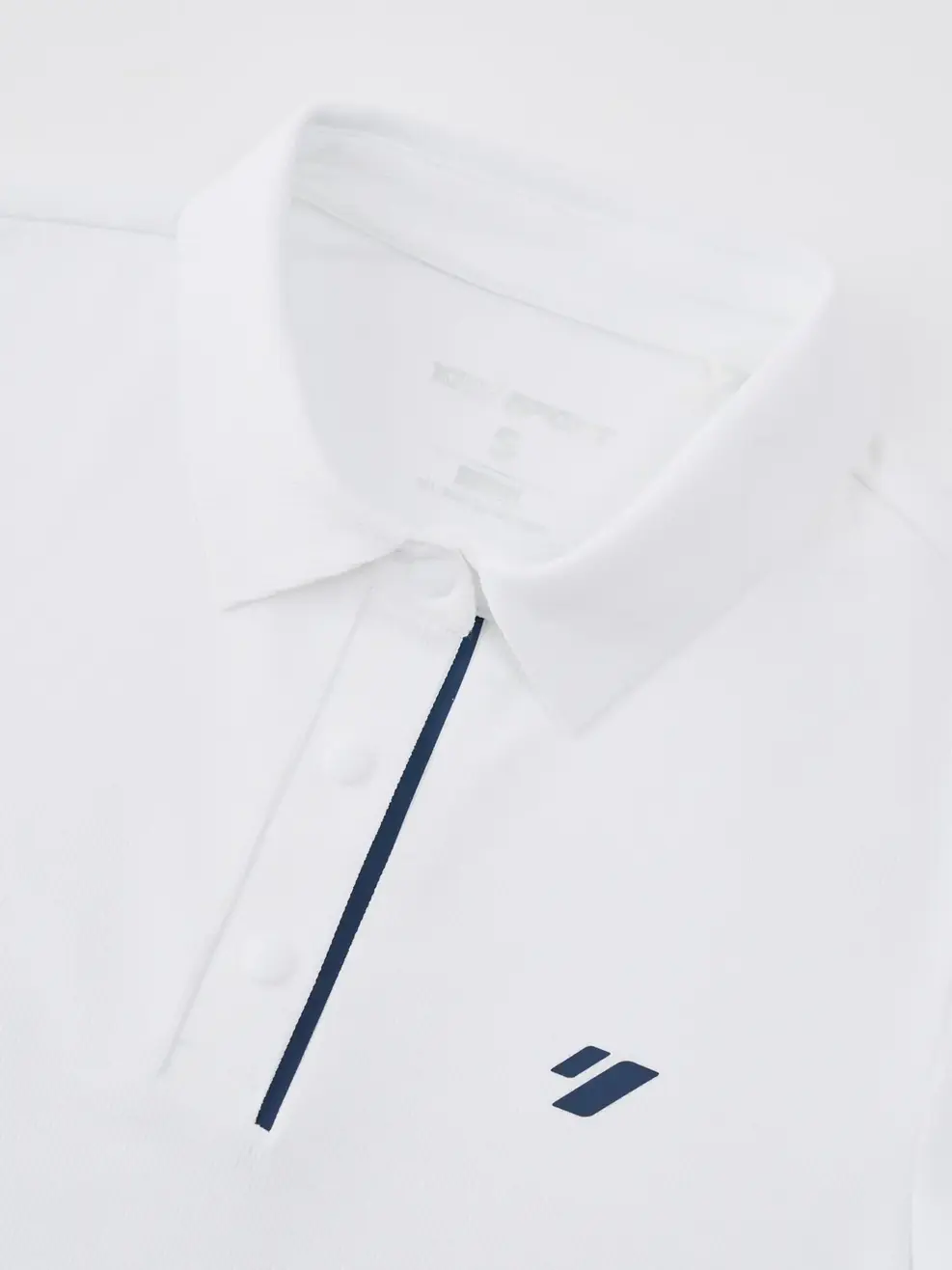 Áo Polo Thể Thao Waffle Phối Nẹp - White 004 - XS