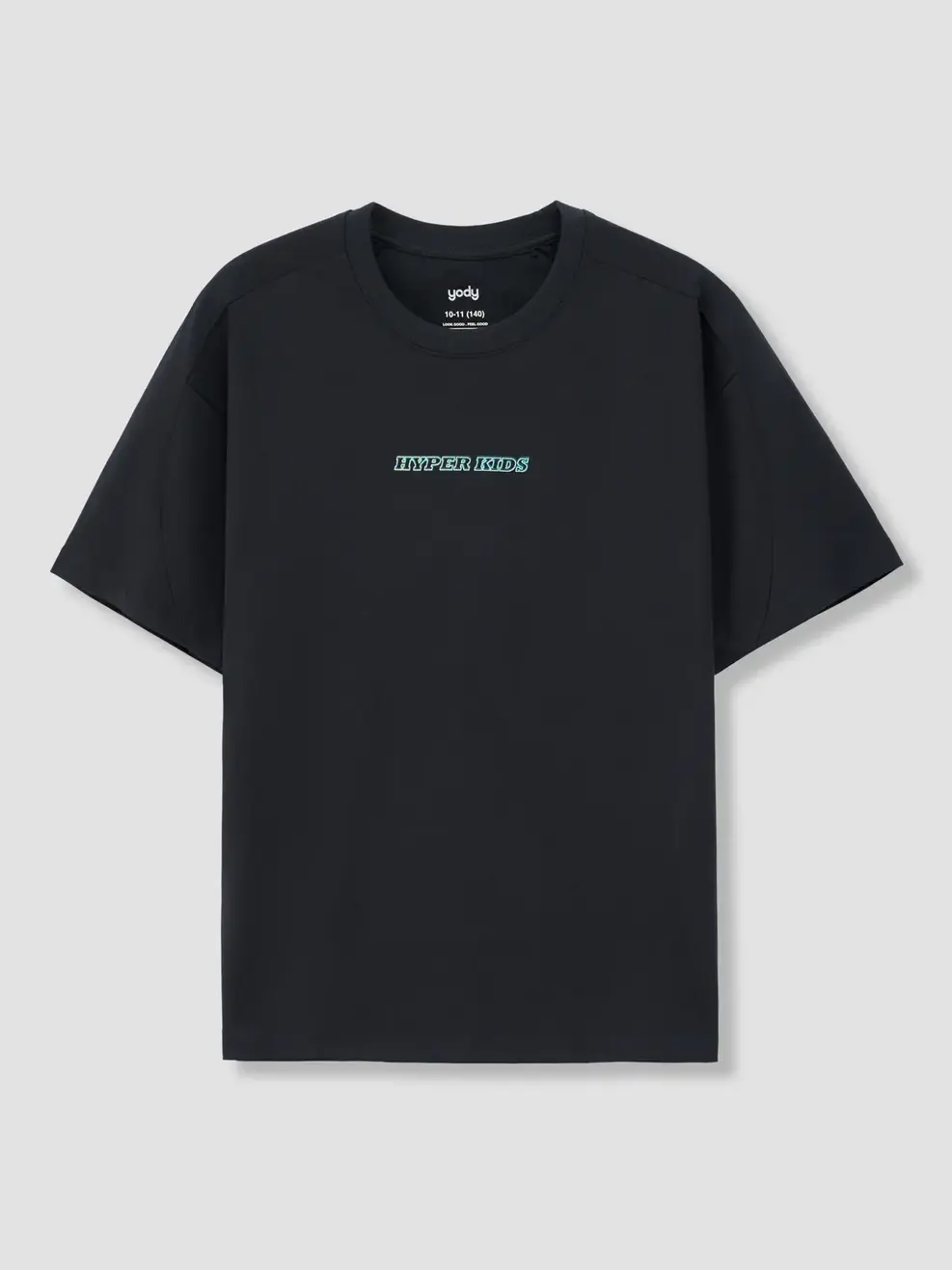 Áo Phông Bé Trai Form Relax Bổ Can In Hình - ĐEN 002 - 8-9