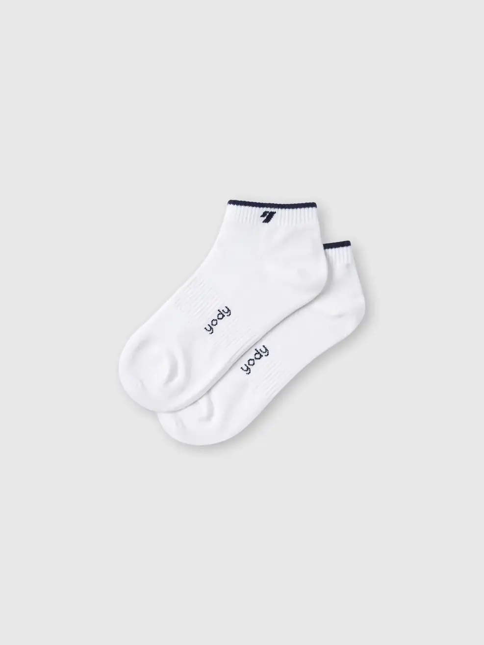 Tất Nữ Thấp Cổ Dệt Line Combo 2 - Trắng 001 - F