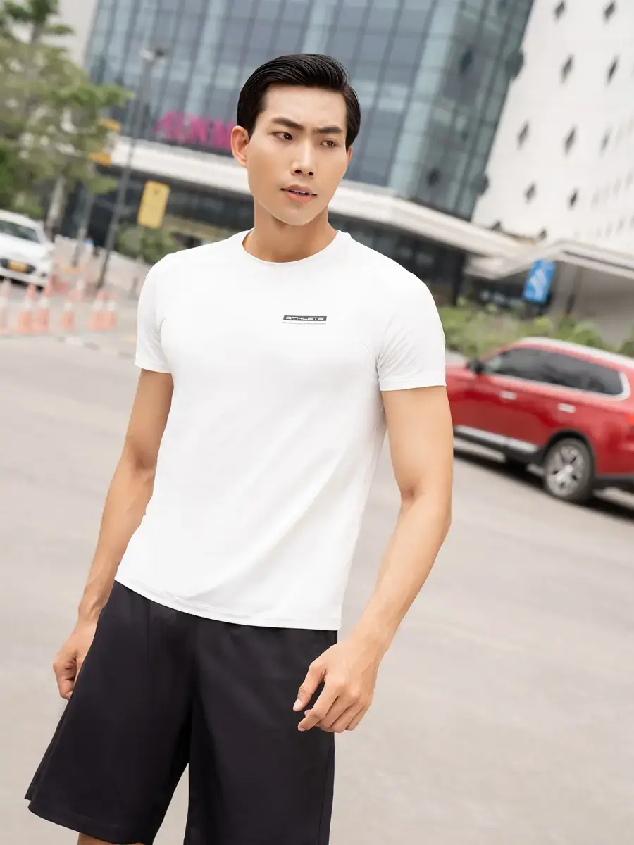 T-shirt thể thao nam Yody sport 5 - Trắng - XL