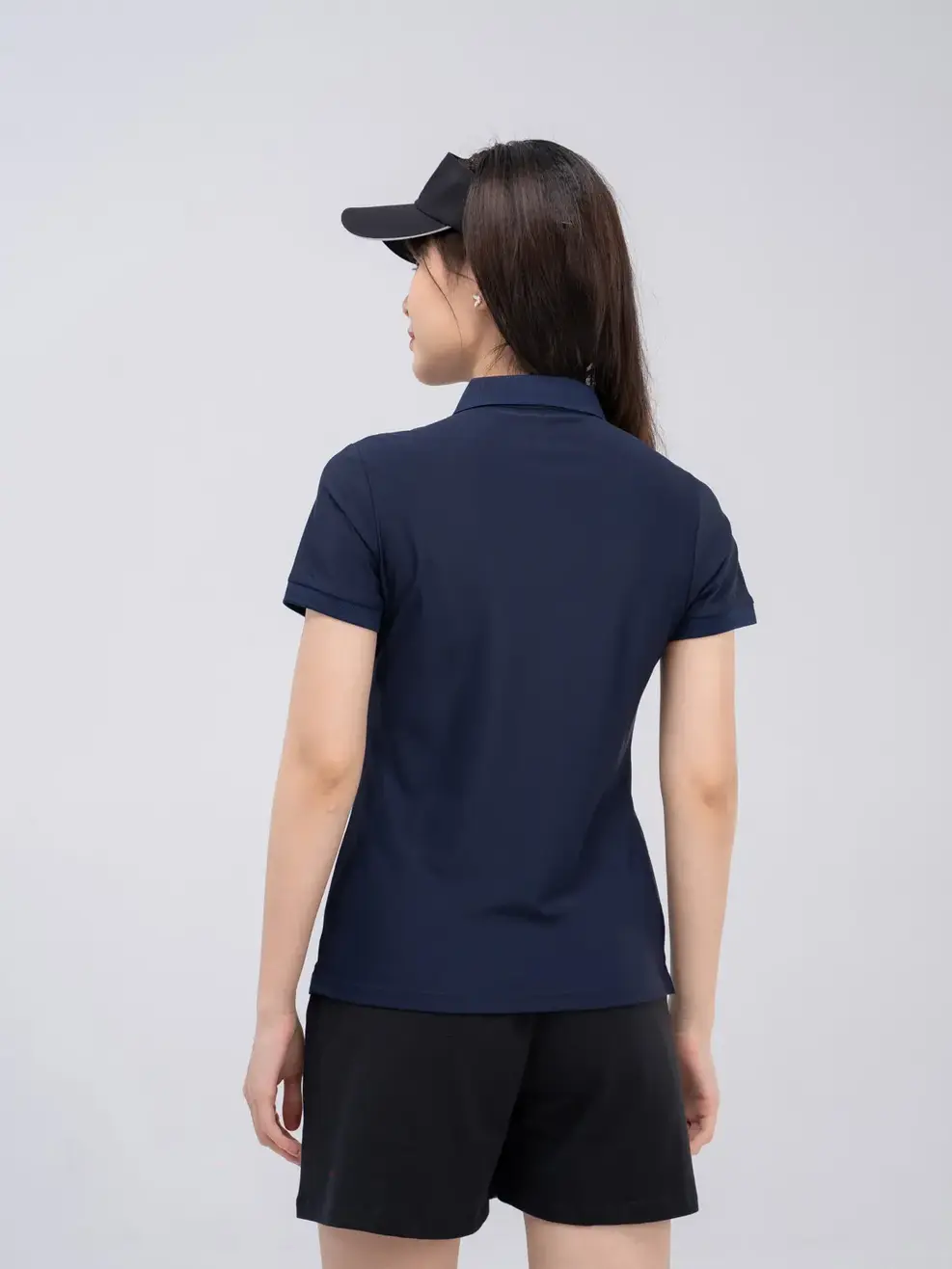 Polo thể thao nữ airycool - Navy - S