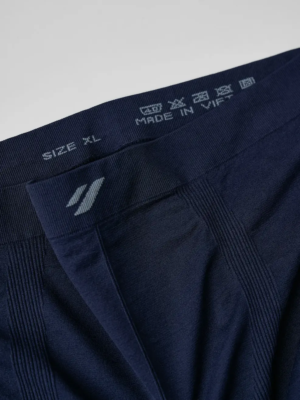 Quần Lót Nam Boxer Dệt Liền Combo 2 - Tím Than 006 - M