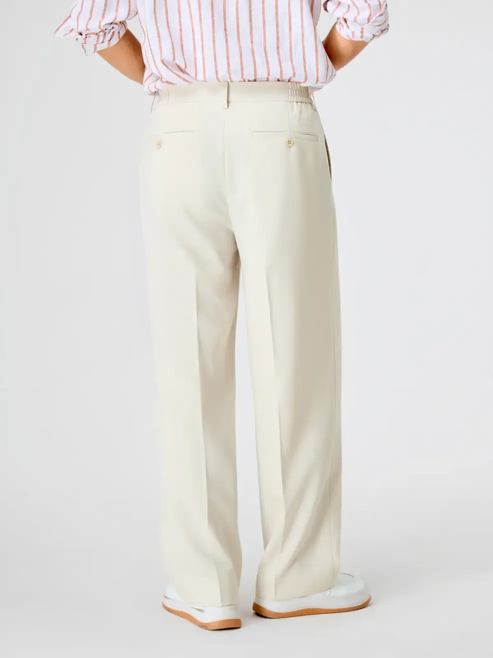 Quần Âu Nam Nam Cạp Chun Daily Pant - Xám 152 - 29