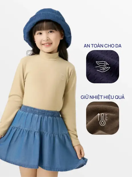 Áo Body Giữ Nhiệt Trẻ Em Thêu Chú Gấu