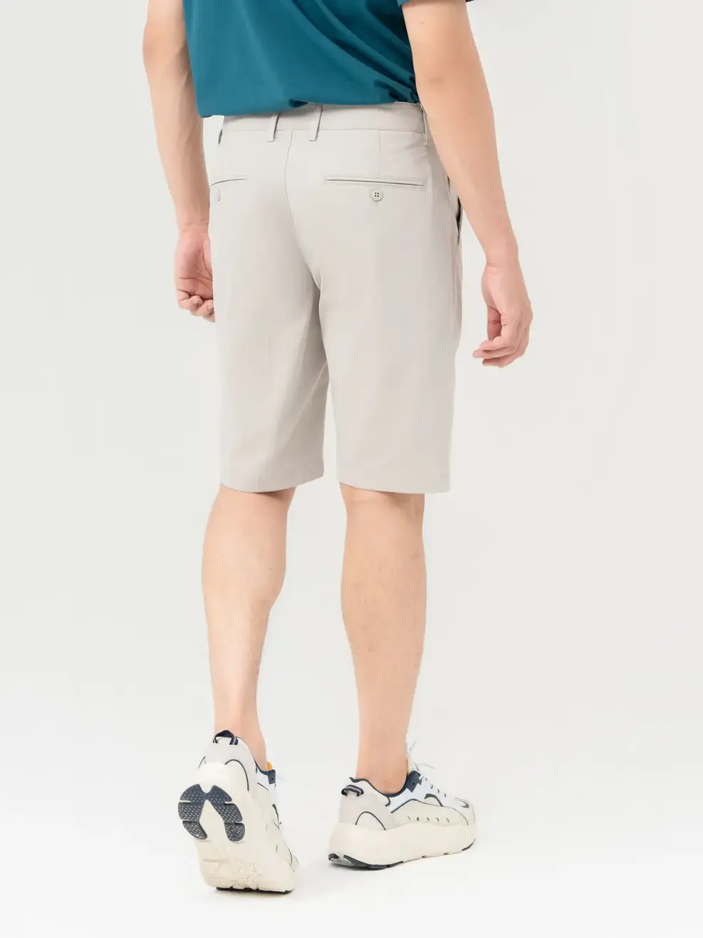 Quần Sooc Nam Túi Cạnh Sườn - Ghi - 29