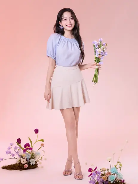 Chân Váy A line ruffled collection