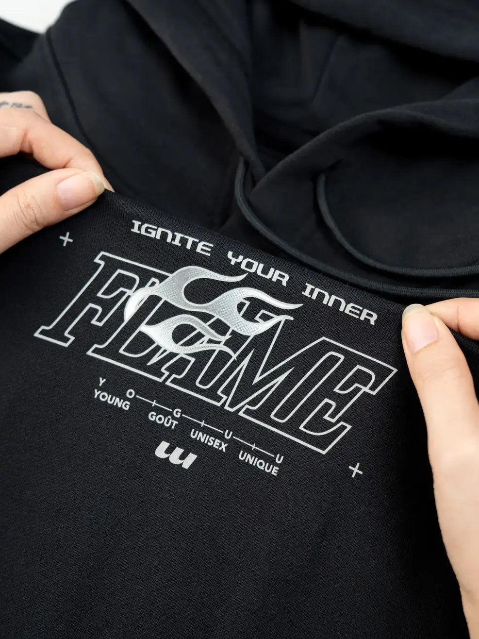 Áo Hoodie Yoguu Tay Tháo Rời - Đen - 0