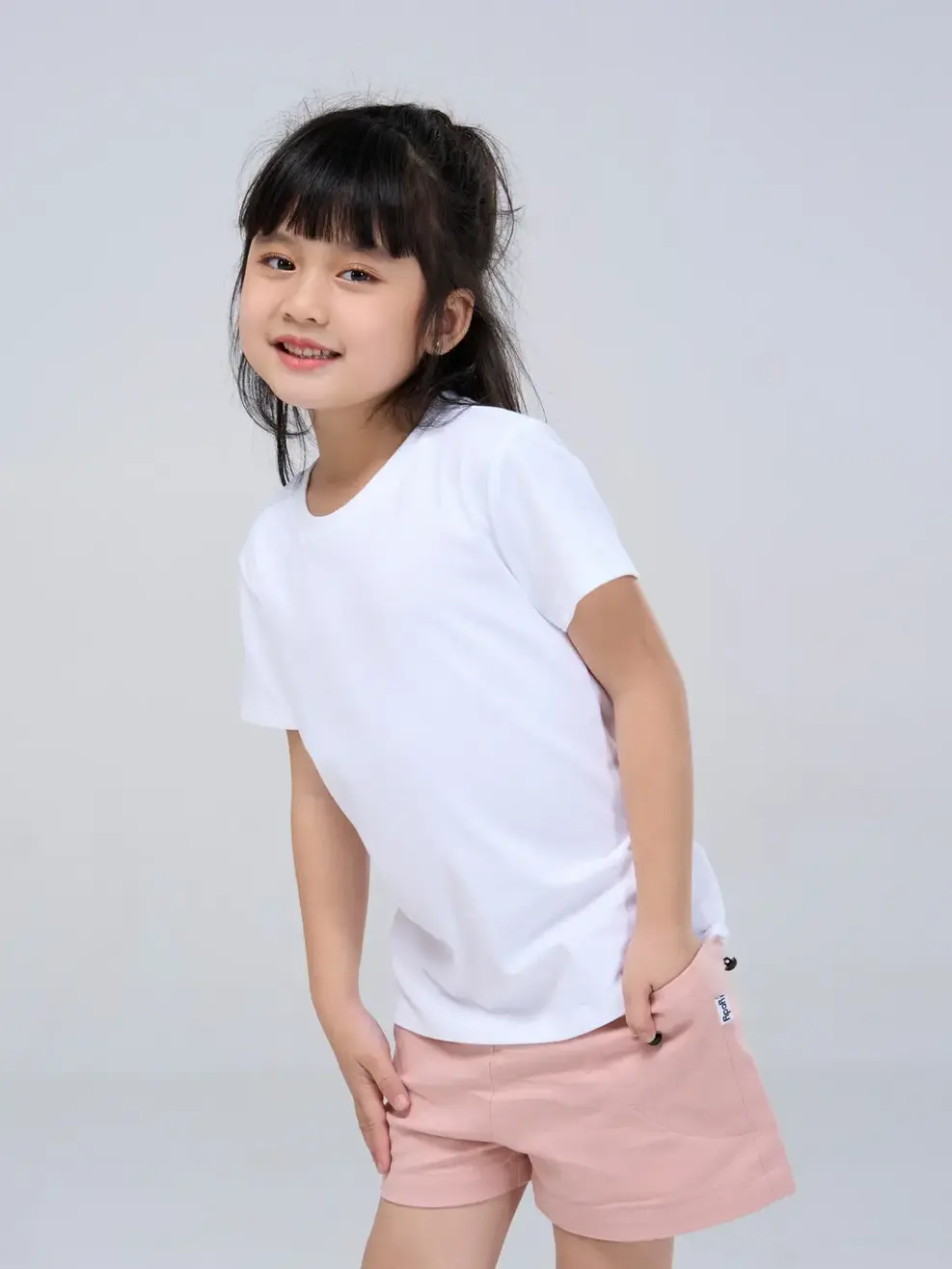 Áo thun kid nhỏ in look good feel good - Trắng - 2