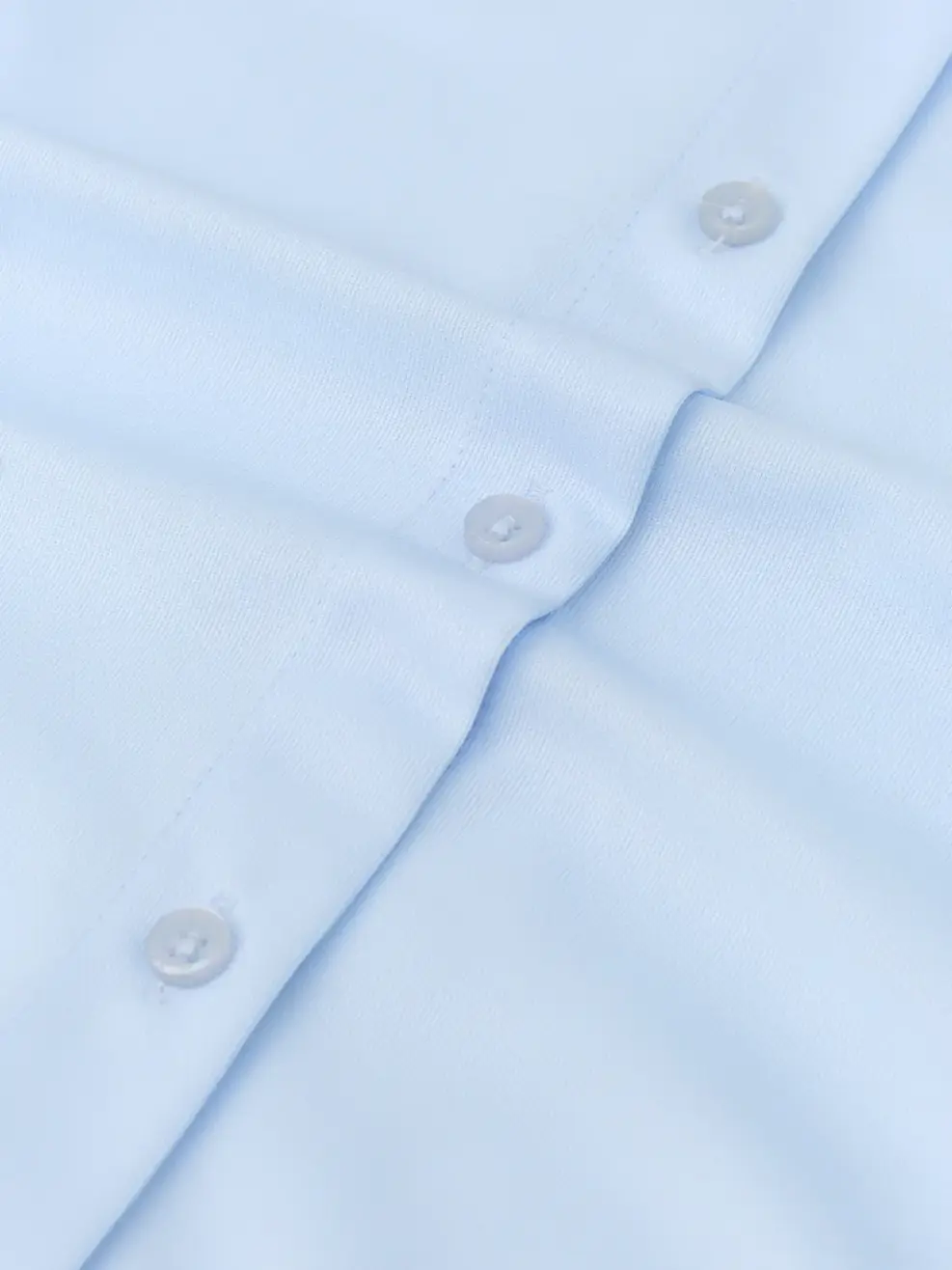 Áo Sơ-mi Ngắn Tay regular essential -  Xanh Da Trời 227 - S