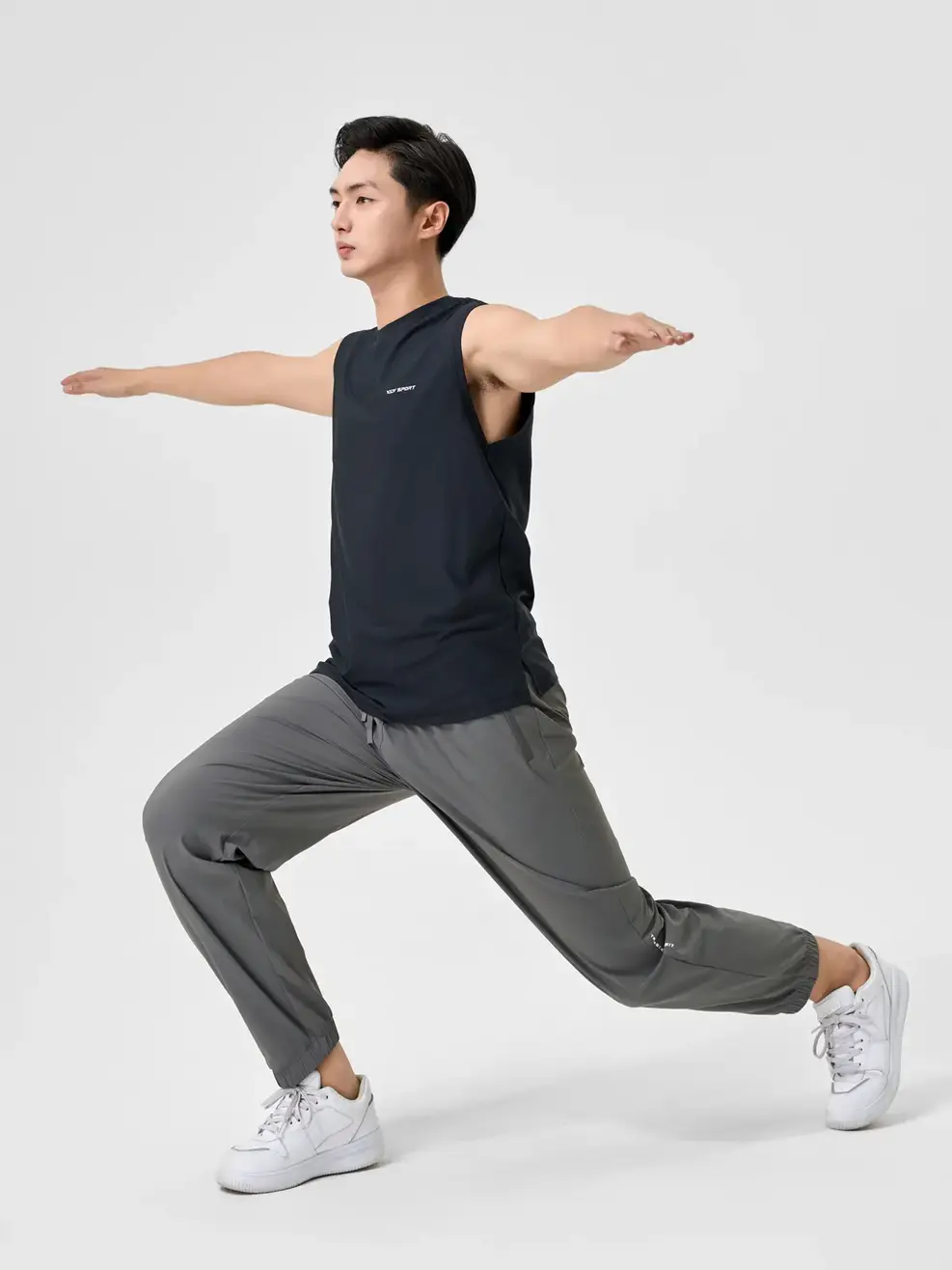 Quần Thể Thao Nam Chun Gấu Transcend Limit - Xám đậm - 29