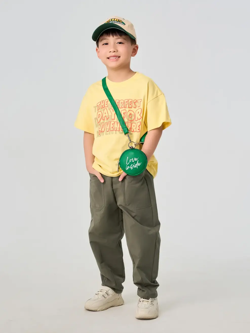 Quần Dài Túi Ốp Trước - RÊU ĐẬM - 2-3