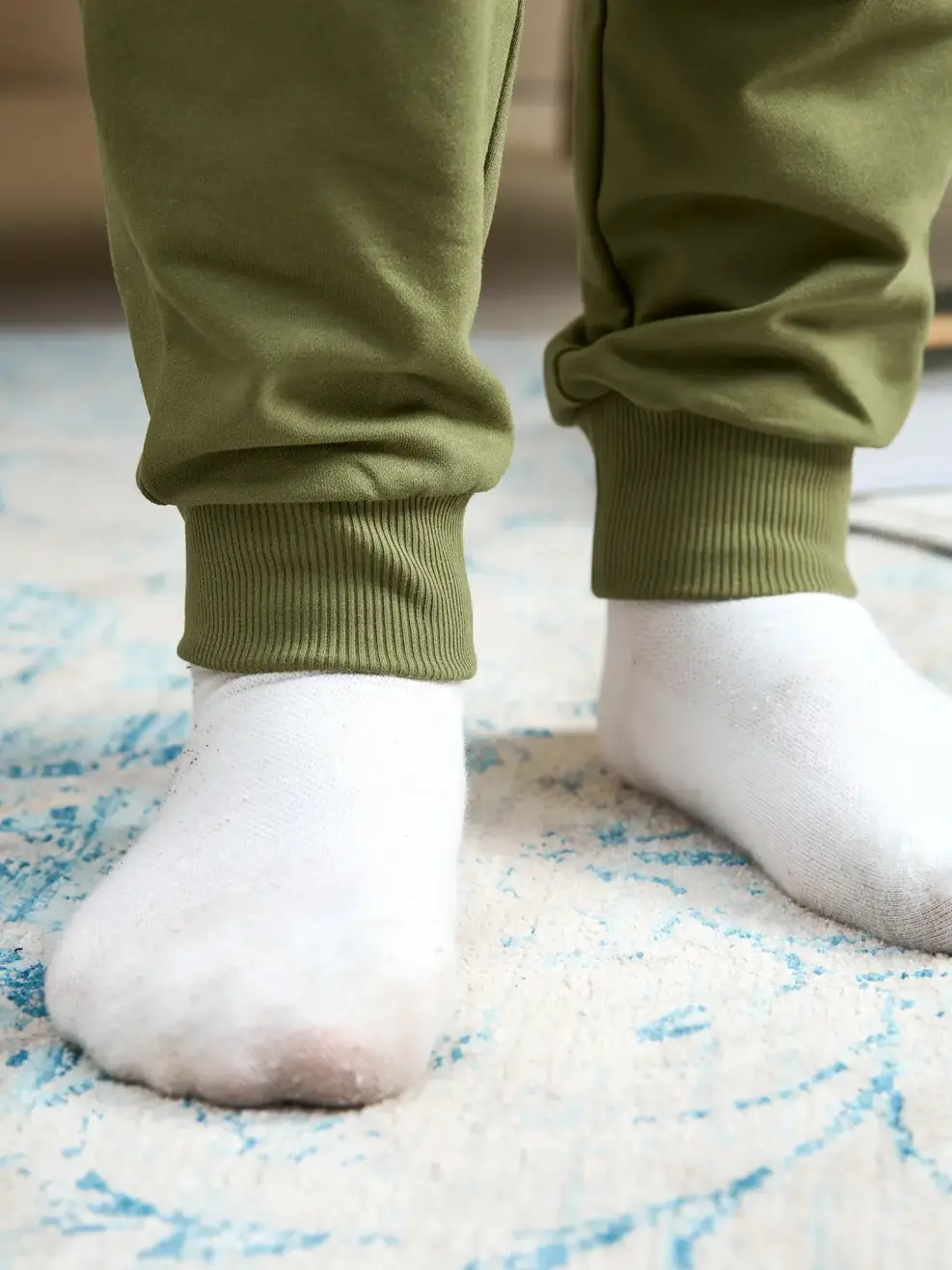 Bộ đồ kid thêu đĩa bay - Xanh rêu - 8