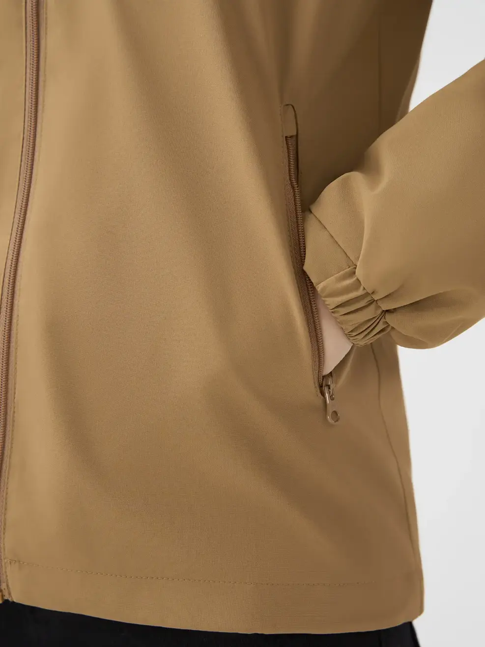 Áo Khoác Gió Nữ Basic -  Nâu 218 - S