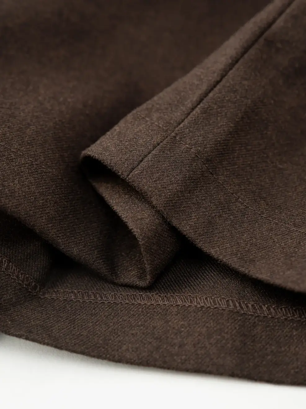 Quần Sooc Nữ Dạ Đai Kim loại - Nâu đậm - S