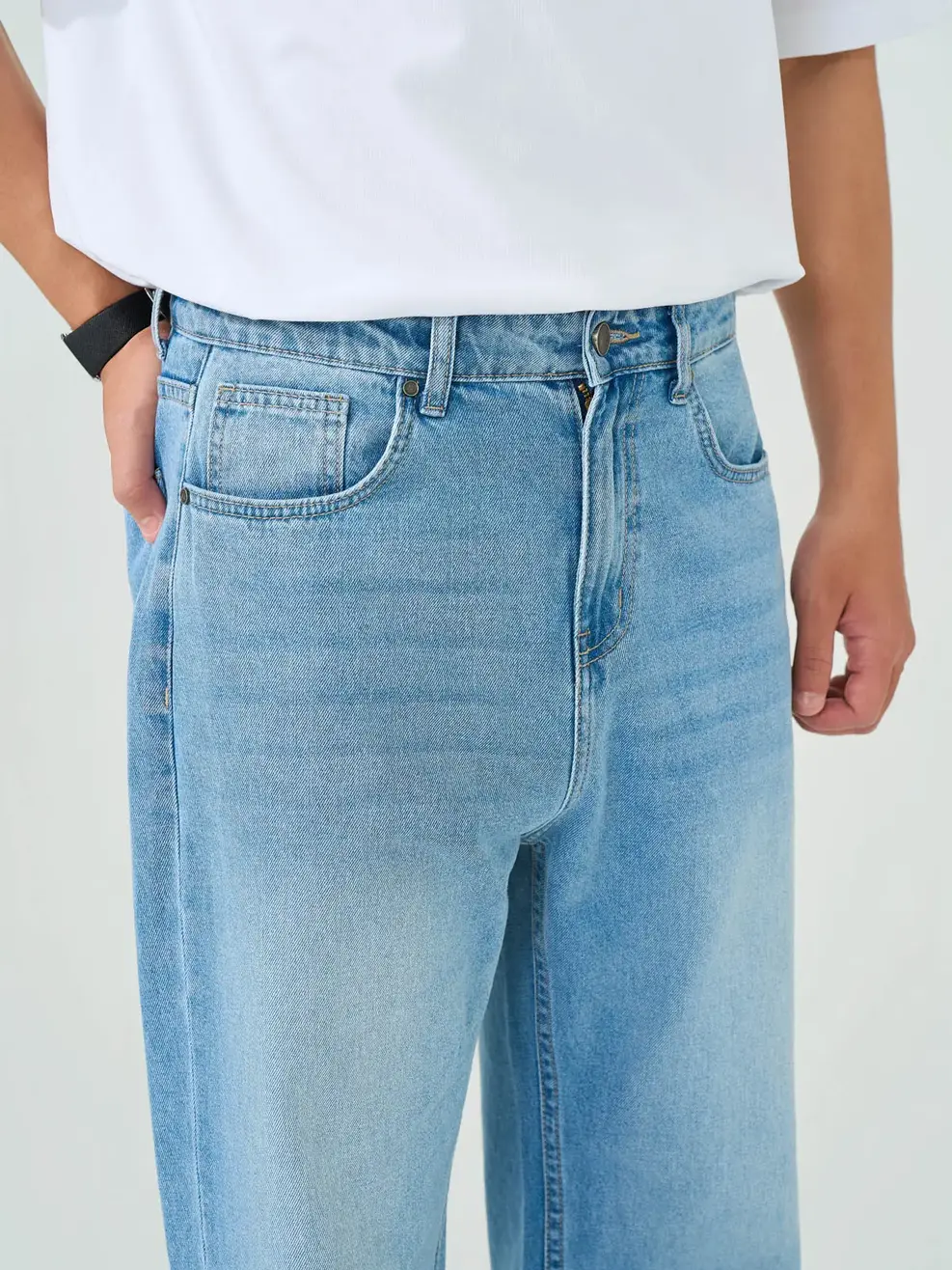 Quần Jeans Nam Straight Denim – Urban Indigo - Màu chàm 003 - 32