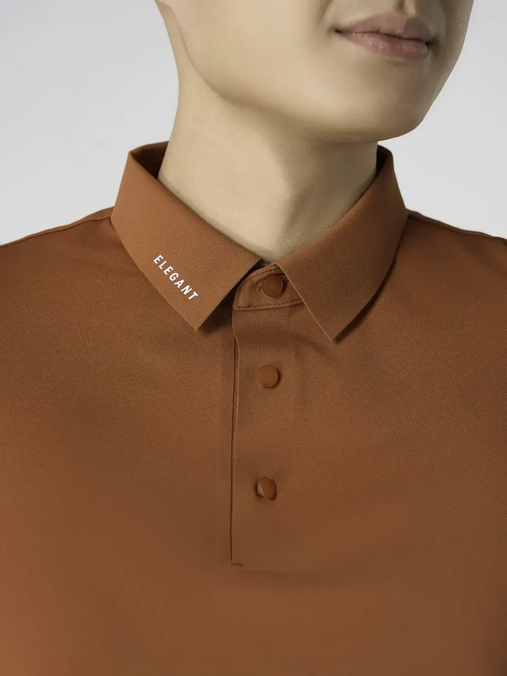 Áo Polo Lá Cổ Công Nghệ Không Đường May - Màu nâu 018 - M