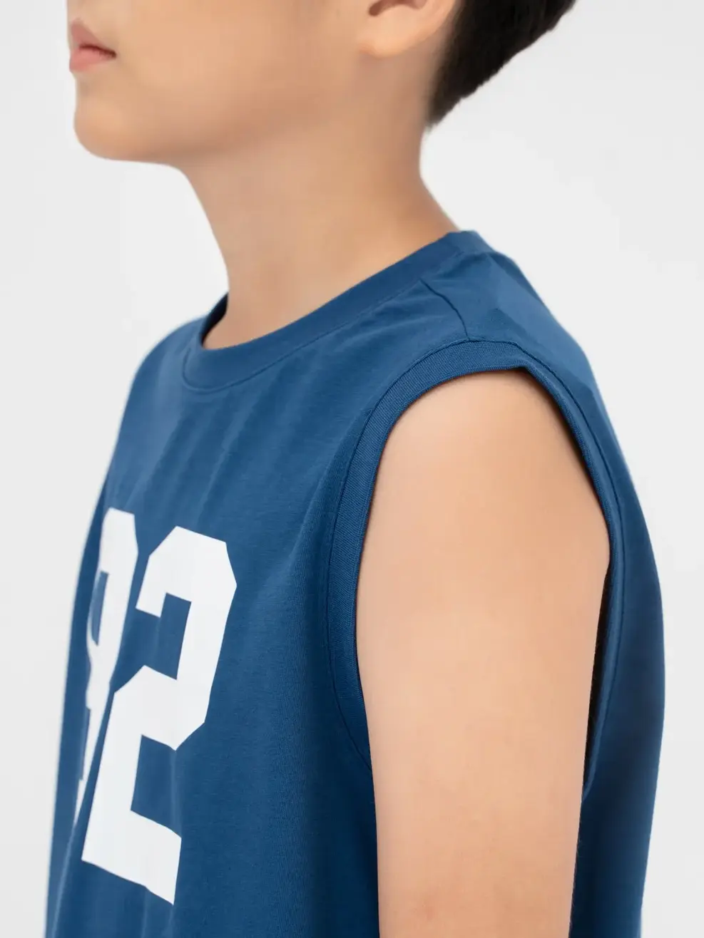 Đồ Bộ Kid Lớn Ba Lỗ In 82 - Xanh đậm - 10