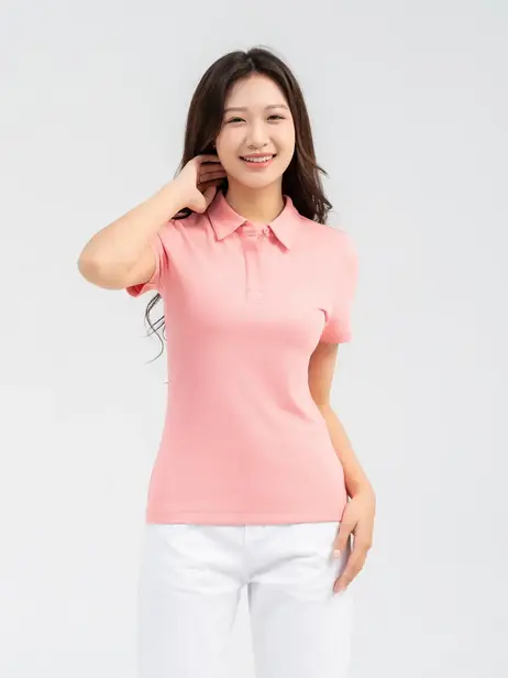 Polo Nữ Cafe Nẹp Giấu Cúc
