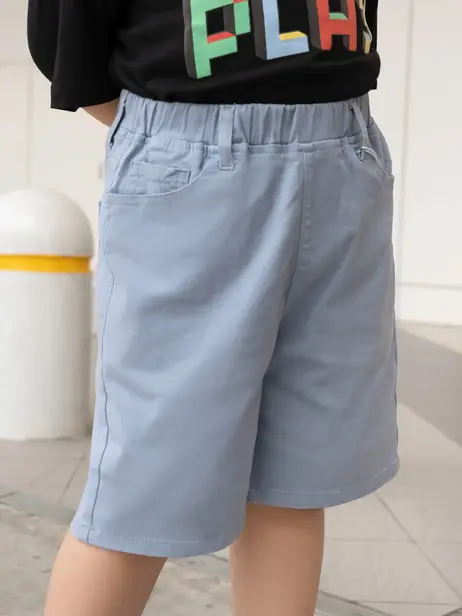 Quần Short Bé Trai Kaki Co Giãn Tốt